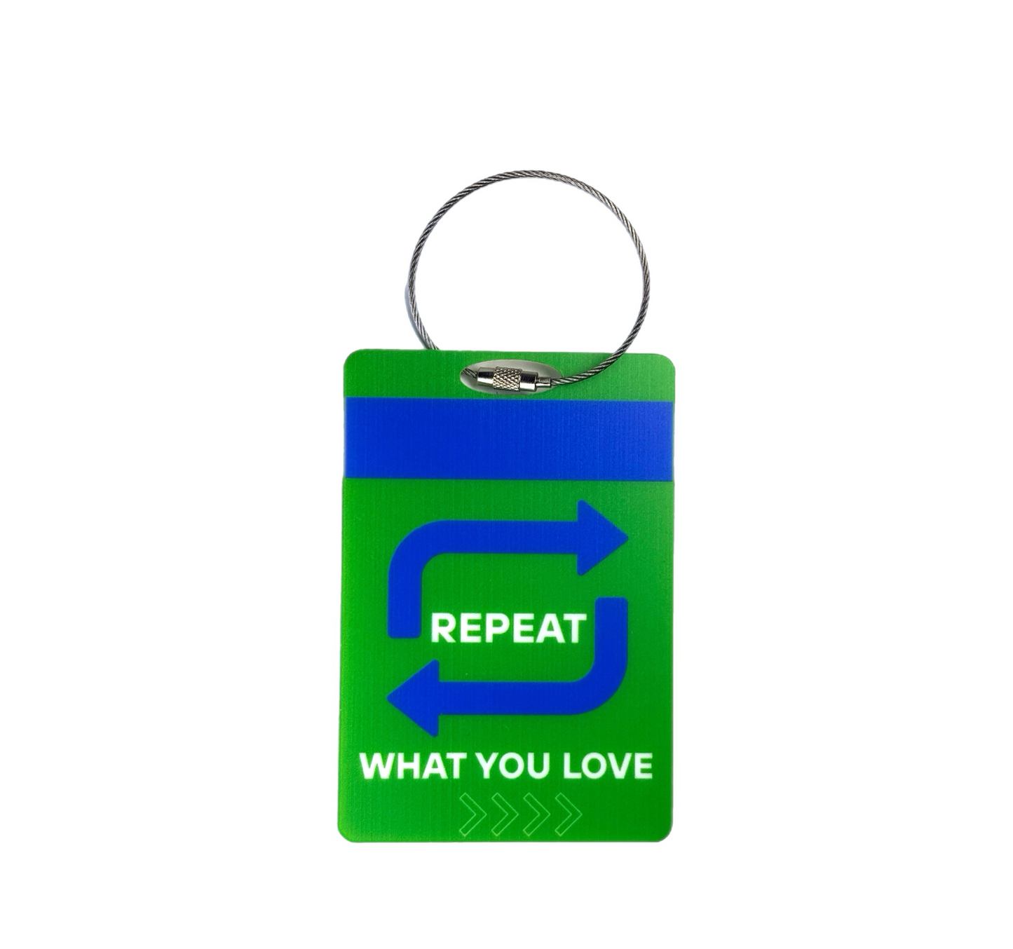 Luggage tag “REPEAT"