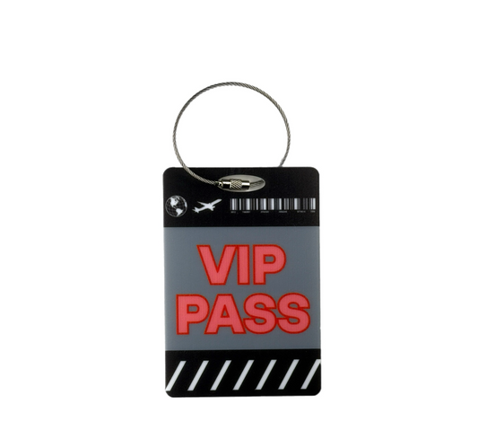 Luggage tag “VIP PASS"