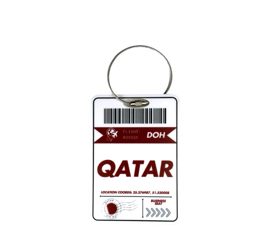Luggage tag “QATAR "