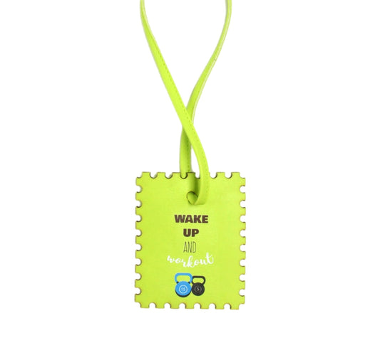 Luggage tag “wake up"