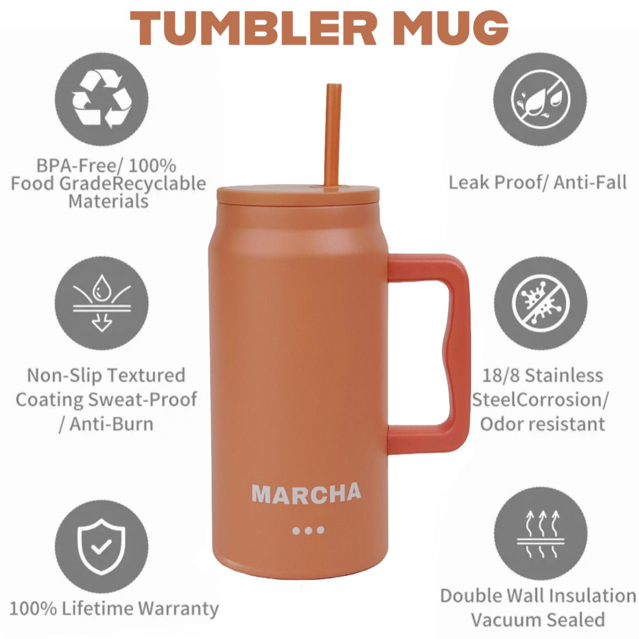 Tumbler Peach
