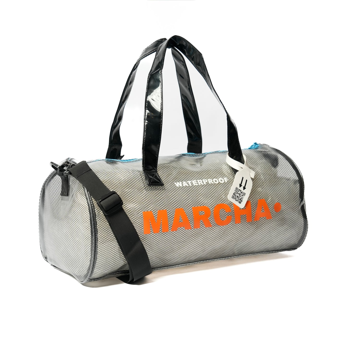 Aqua black Duffle