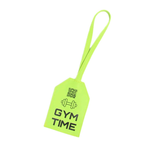 Luggage tag “GYM TIME”