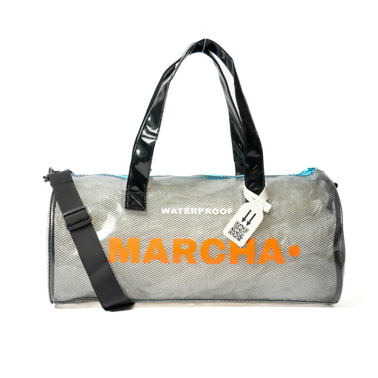 Aqua black Duffle