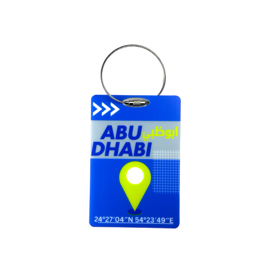 Luggage tag “Abu Dhabi"