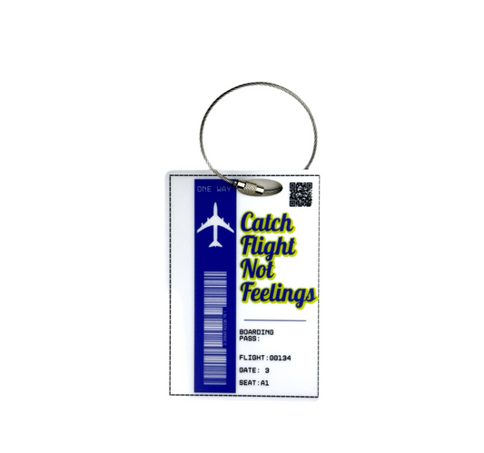 Luggage tag “Catch flight "