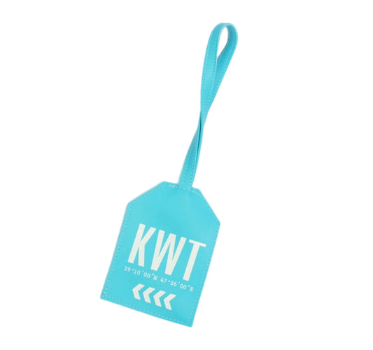 Luggage tag “KWT"